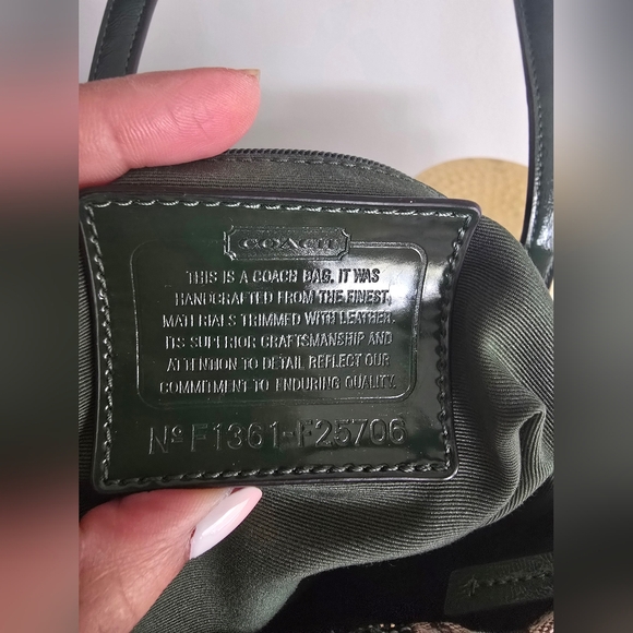 Coach Signature Python Stripe Tote 2013 - Picture 8 of 12